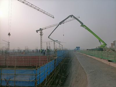 十七冶承建郑州财院项目首栋单体进入地上主体施工阶段